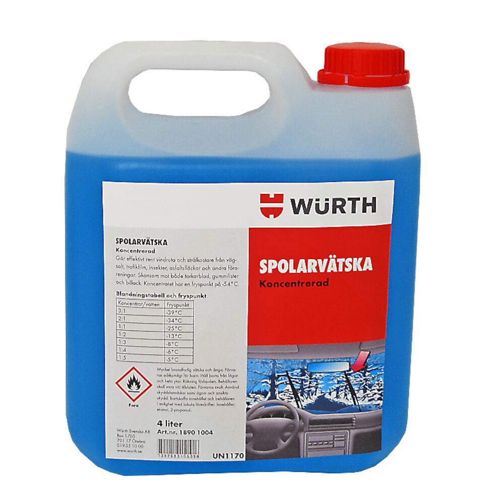 WURTH SPOLARVÄTSKA KONCENTRERAD 25 L