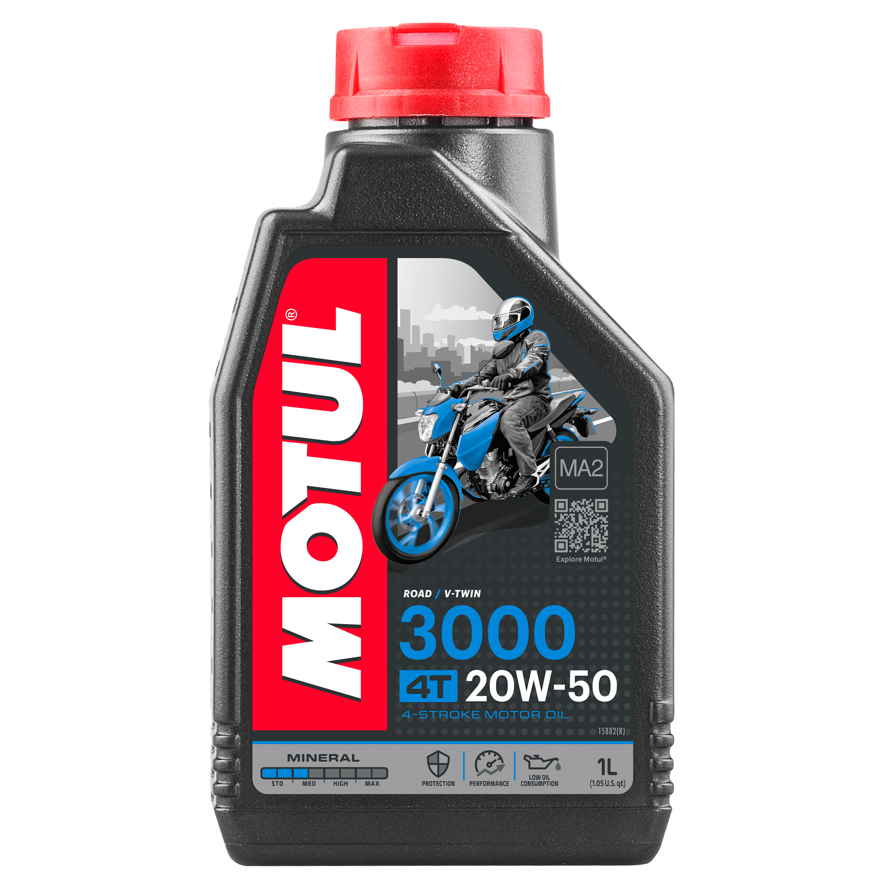 Motul 3000 4T 20W-50, 1 liter