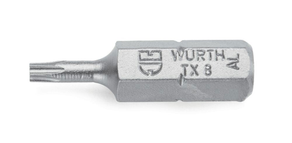 WURTH BITS 1/4" TX30 M. HÅL 25MM