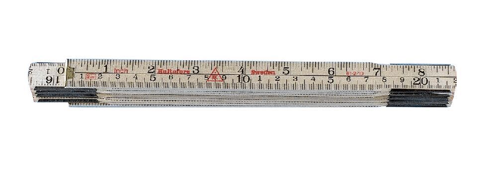 WURTH MÅTTSTOCK 2 METER TUM/MM