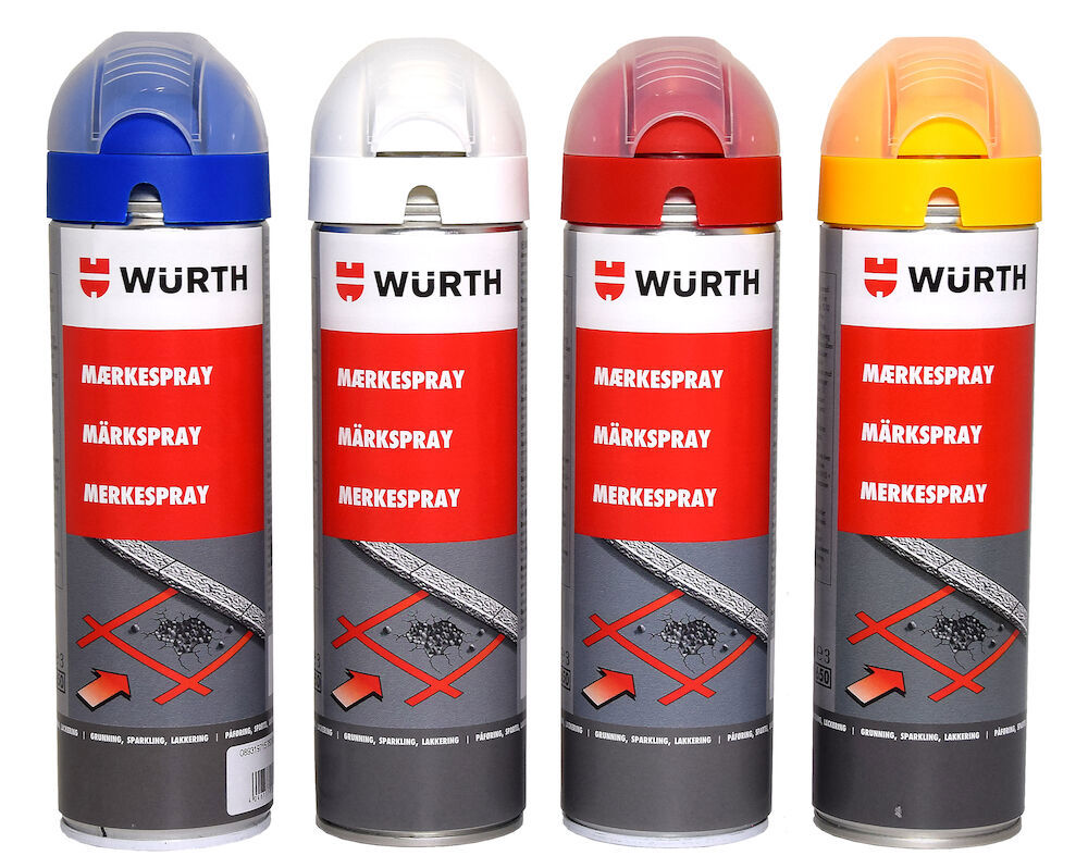 WURTH MÄRKSPRAY BLÅ 500 ML