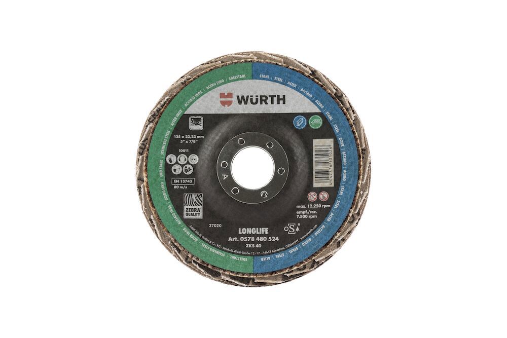 WURTH LAMELLROND PLAN K60 125MM
