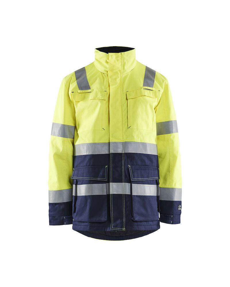 WURTH VINTERPARKA FR GUL/BLÅ XS
