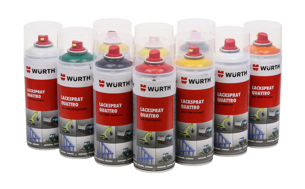 WURTH LACKSP.QUATTRO LJUSGRÅ 400 ML