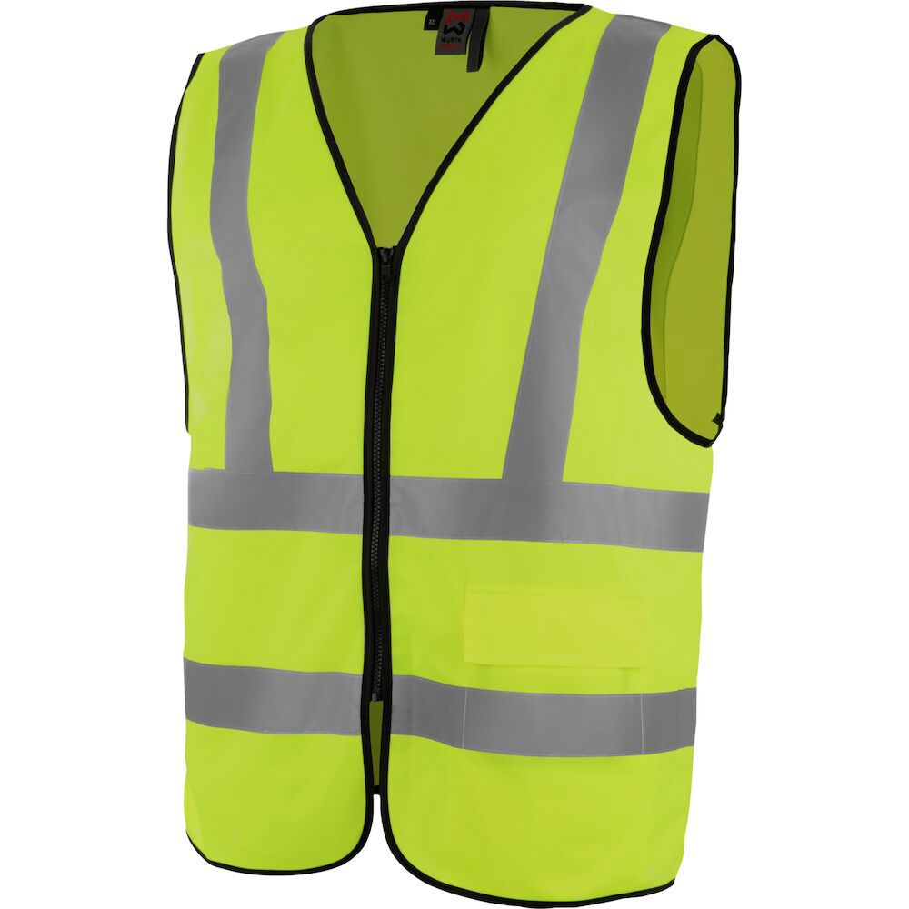 WURTH VARSELVÄST MODYF ZIP GUL 4XL