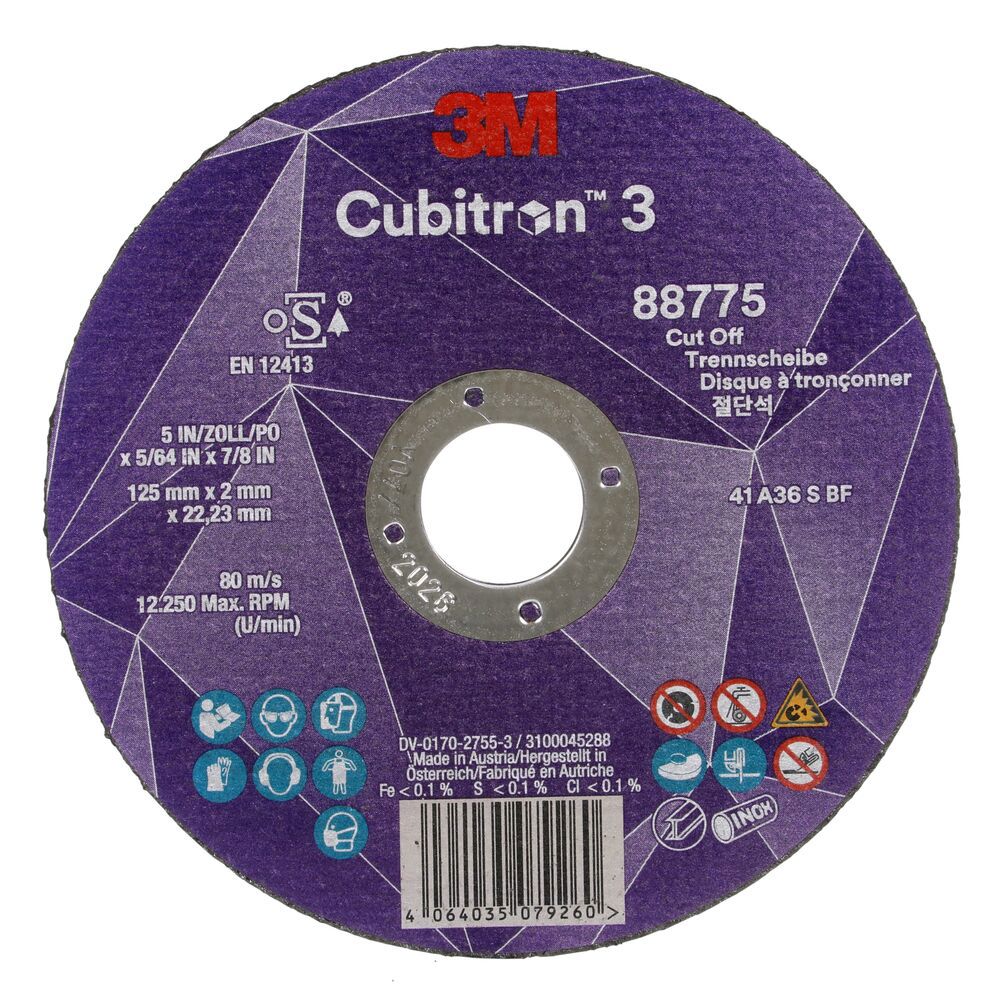 WURTH KAPSKIVA CUBITRON 3 125X1.6MM