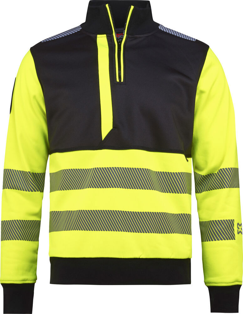 WURTH TRÖJA HALVZIP NORDIC GUL XS
