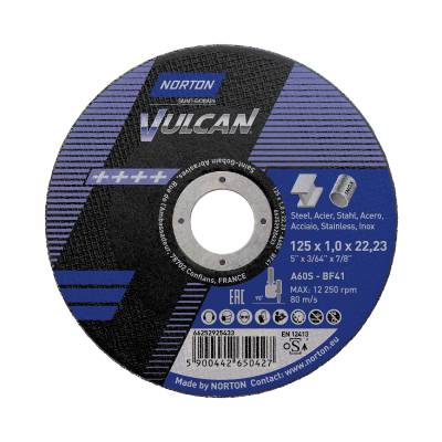 NORTON KAPSKIVA 125X1,0X22 VULCAN