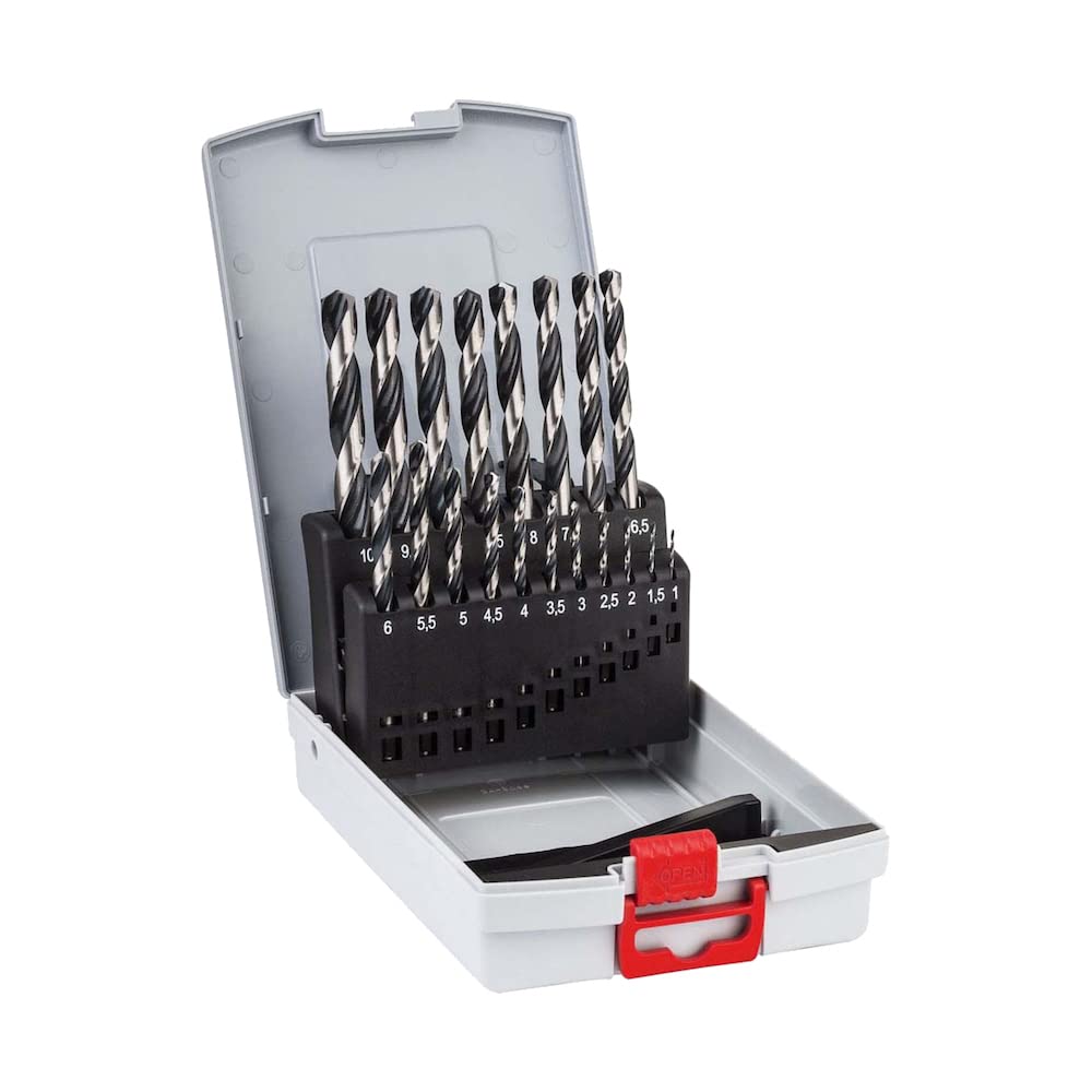 Metallborrset Bosch HSS 19-del 1-10 mm