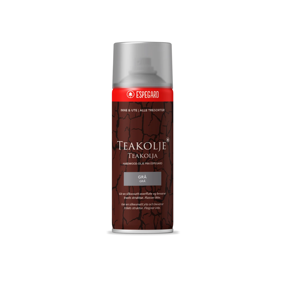 Teakolja Espegard Grå, Spray 500 ml