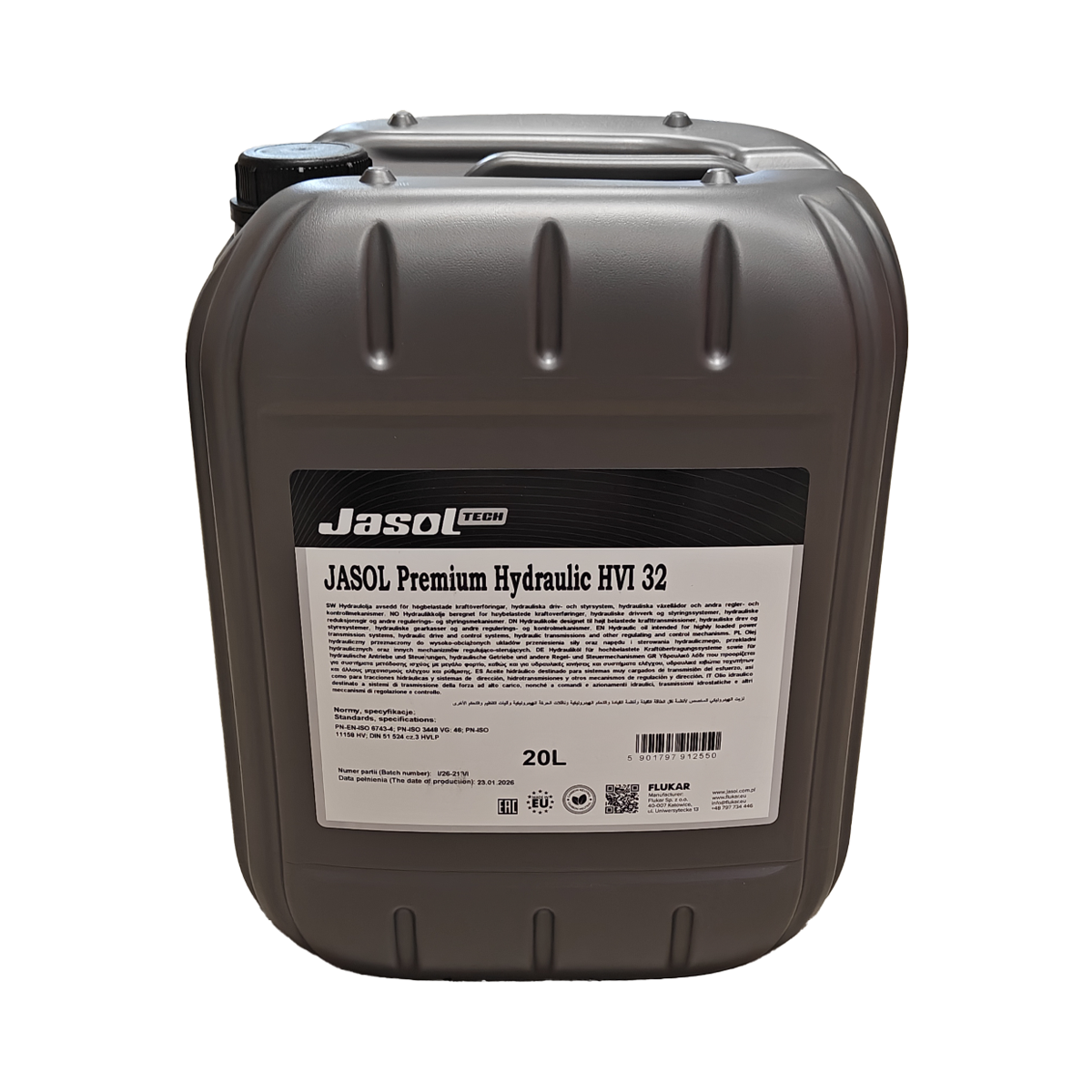 JASOL Premium Hydraulic HVI 32, 20L