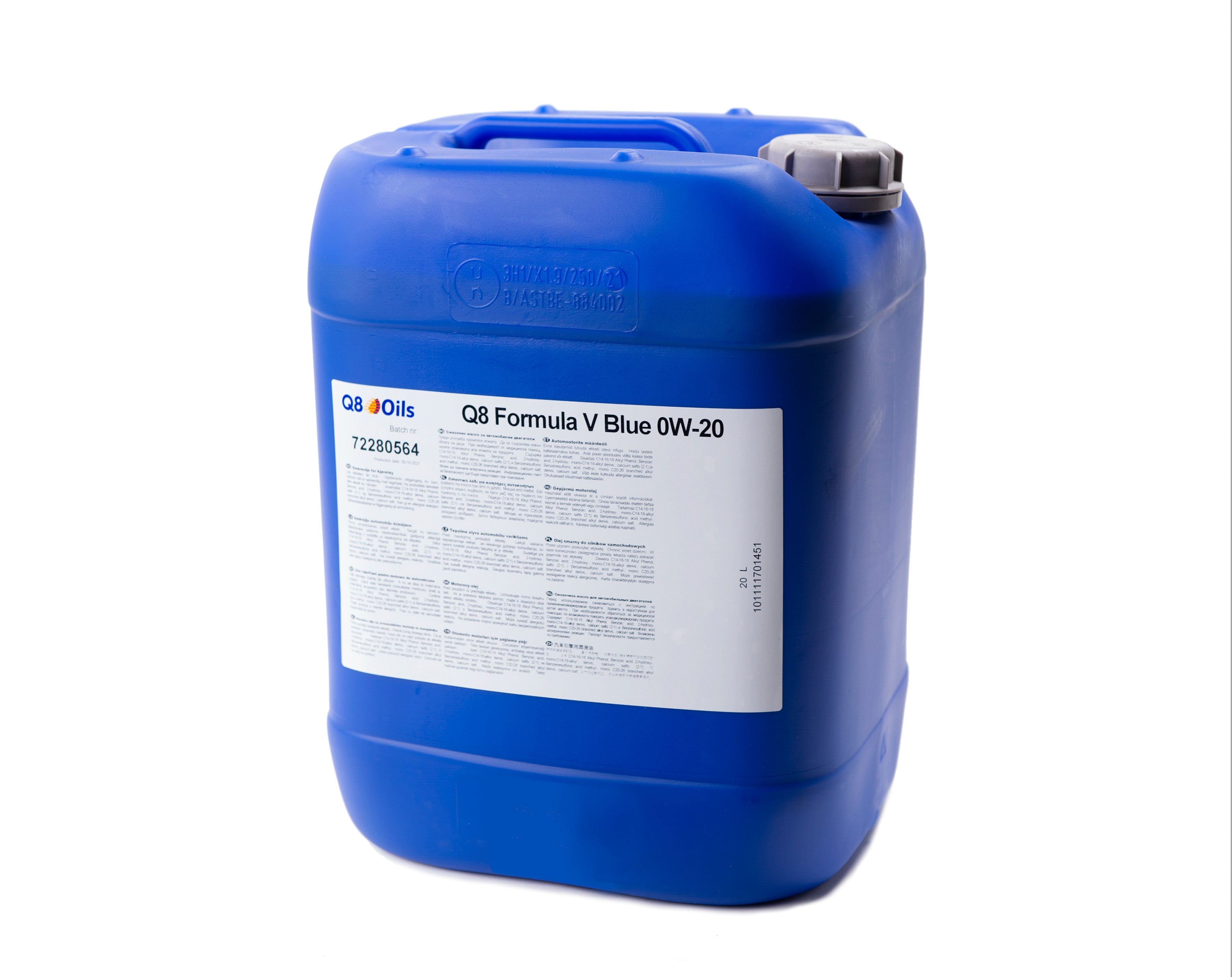 Q8 FORMULA V BLUE 0W-20 20L