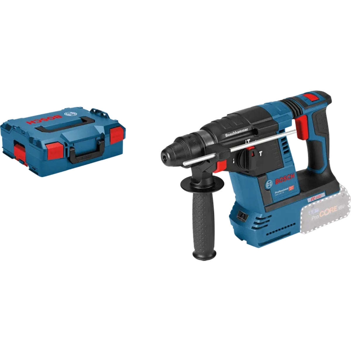 BORRHAMMARE BOSCH GBH 18V-26 L-BOXX 2.6 J 4350 S/M SDS PLUS