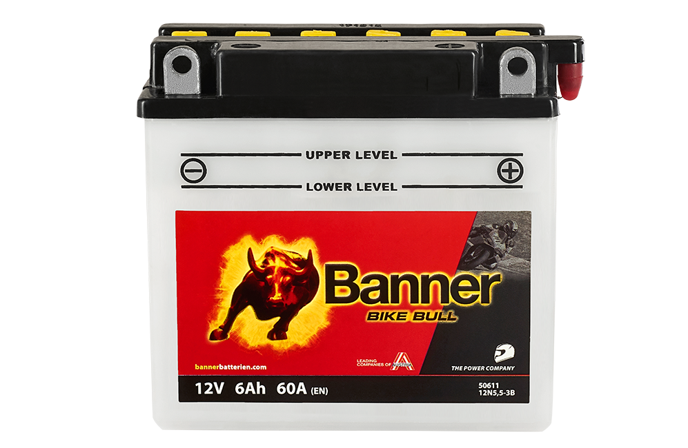 Banner Mc Batteri 12N5,5-3B  12V 5,5Ah