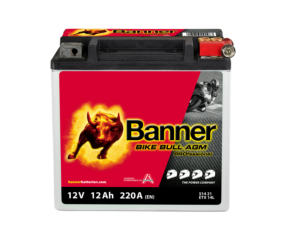 Banner Mc Batteri AGM  PRO  ETX14L 12V 12Ah