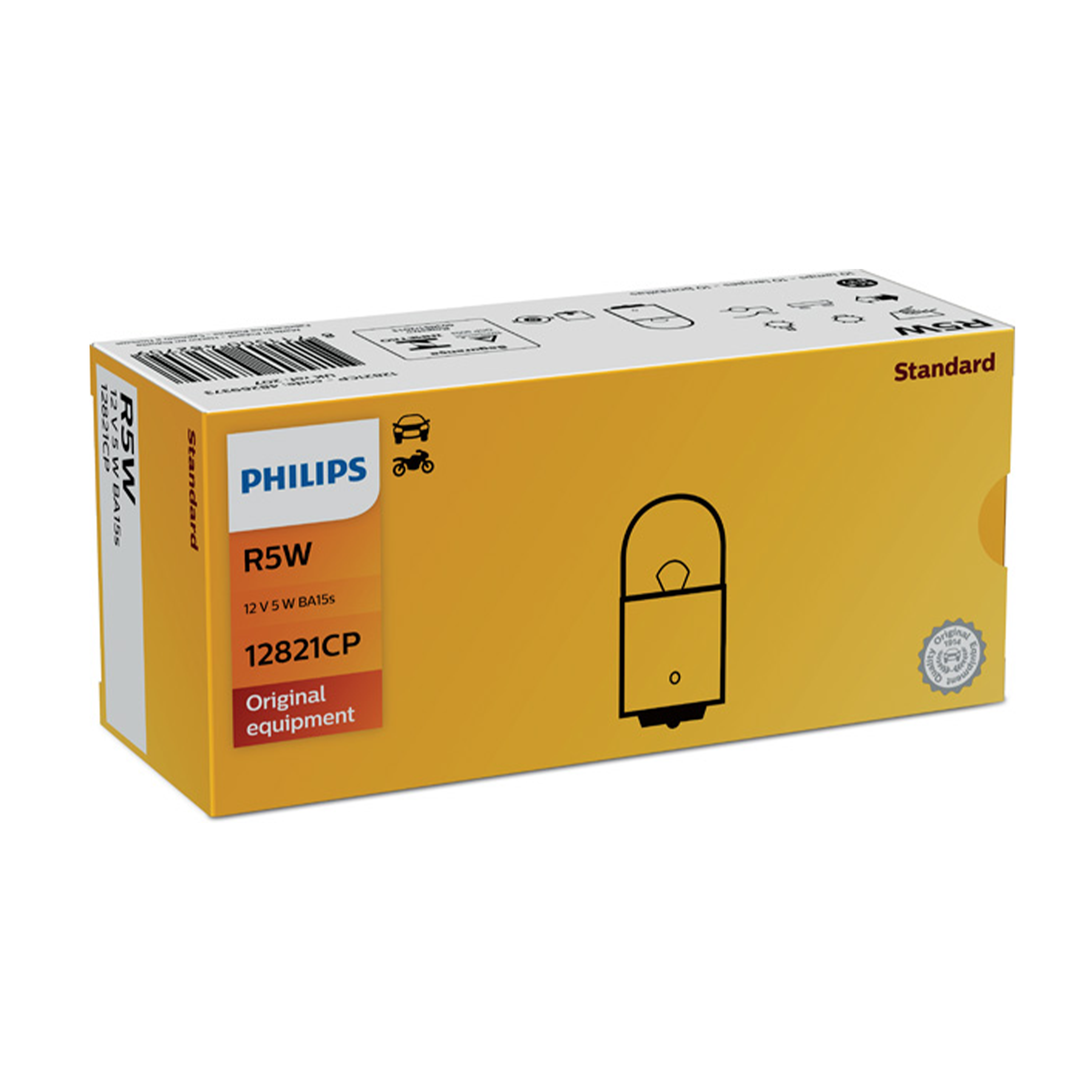 Blinkerslampa Philips R5W, 12V 5W BA15s