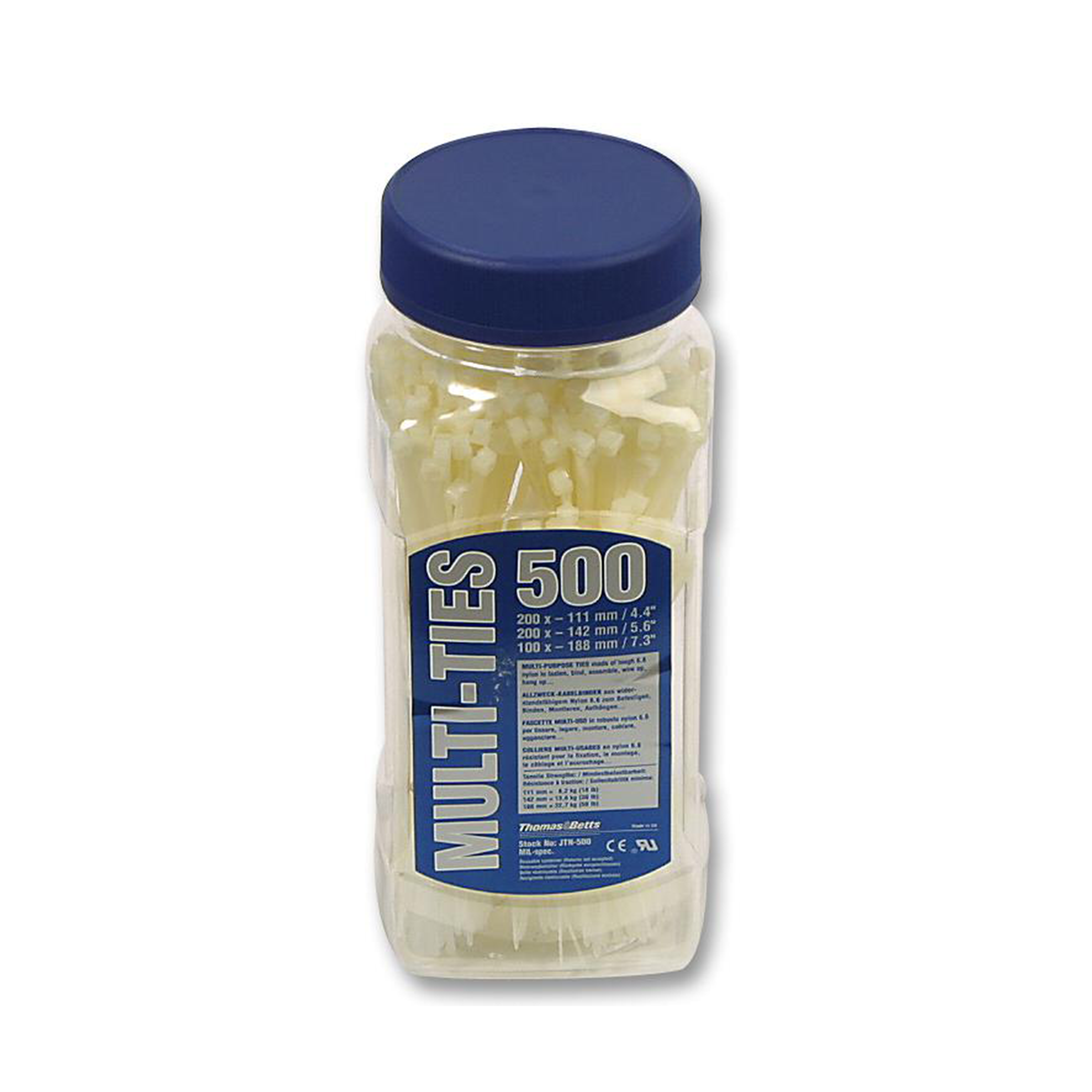 Buntband vita 500 st