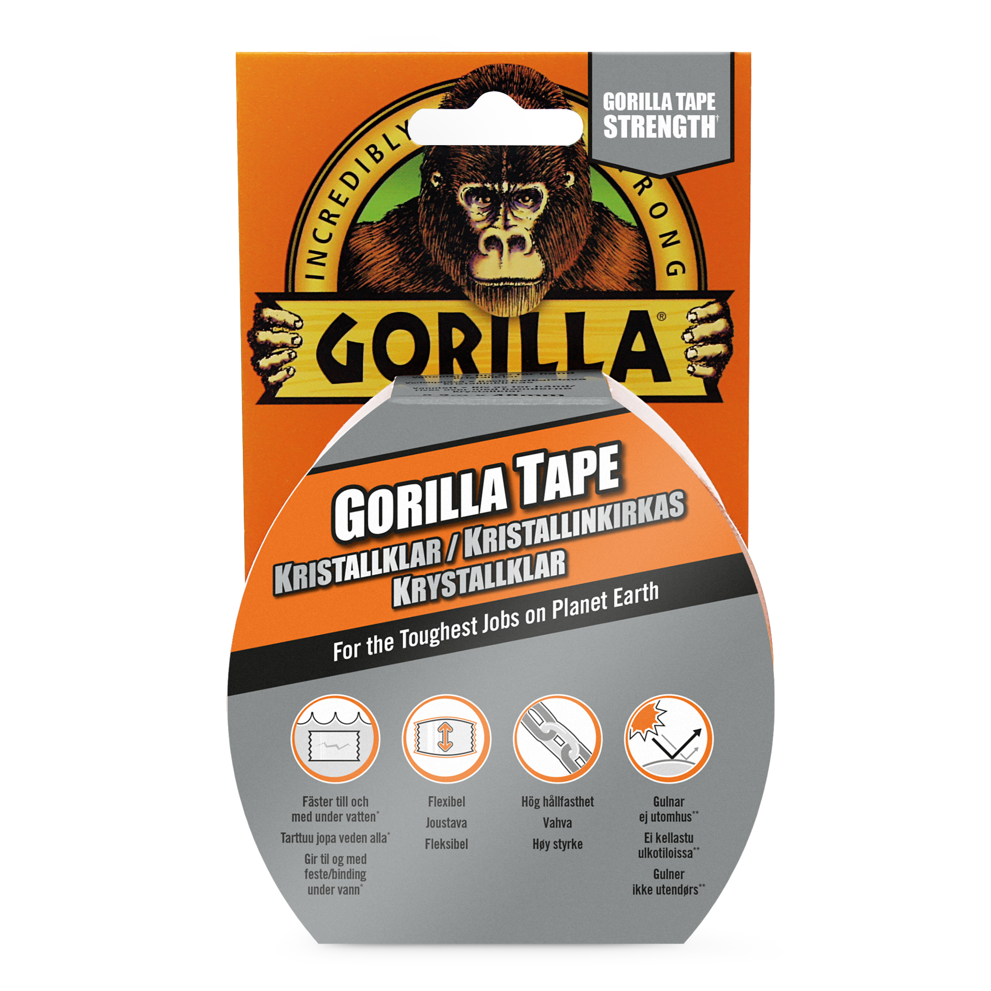 GORILLA TAPE KLAR 48MM 8,2M