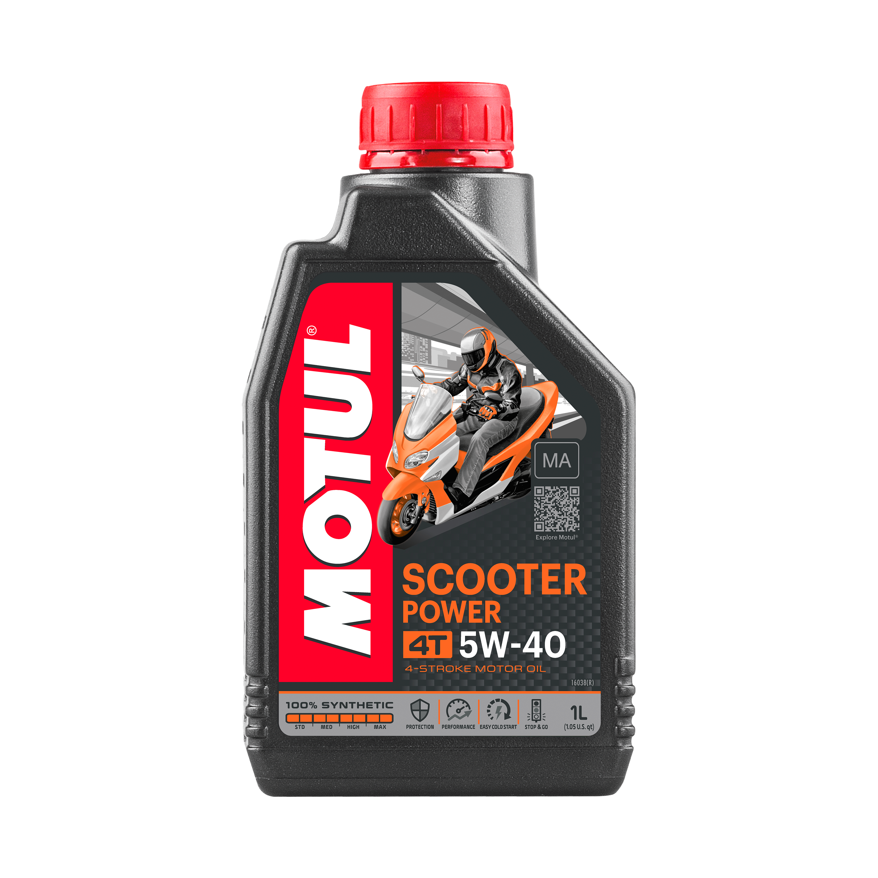 Motul Scooter Power 4T 5W-40, 1 liter
