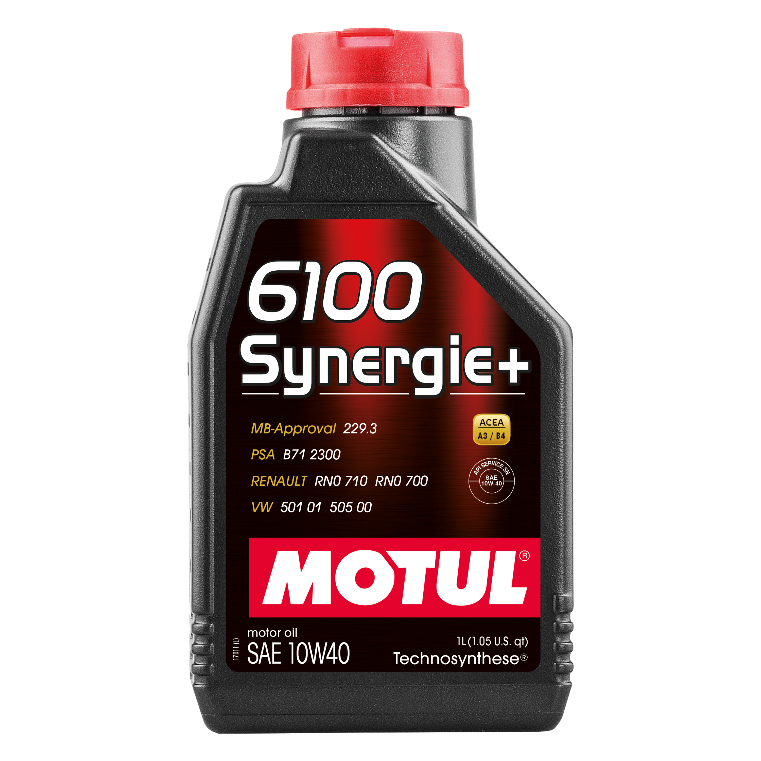 Motul 6100 SYNERGIE+ 10W-40, 1 liter