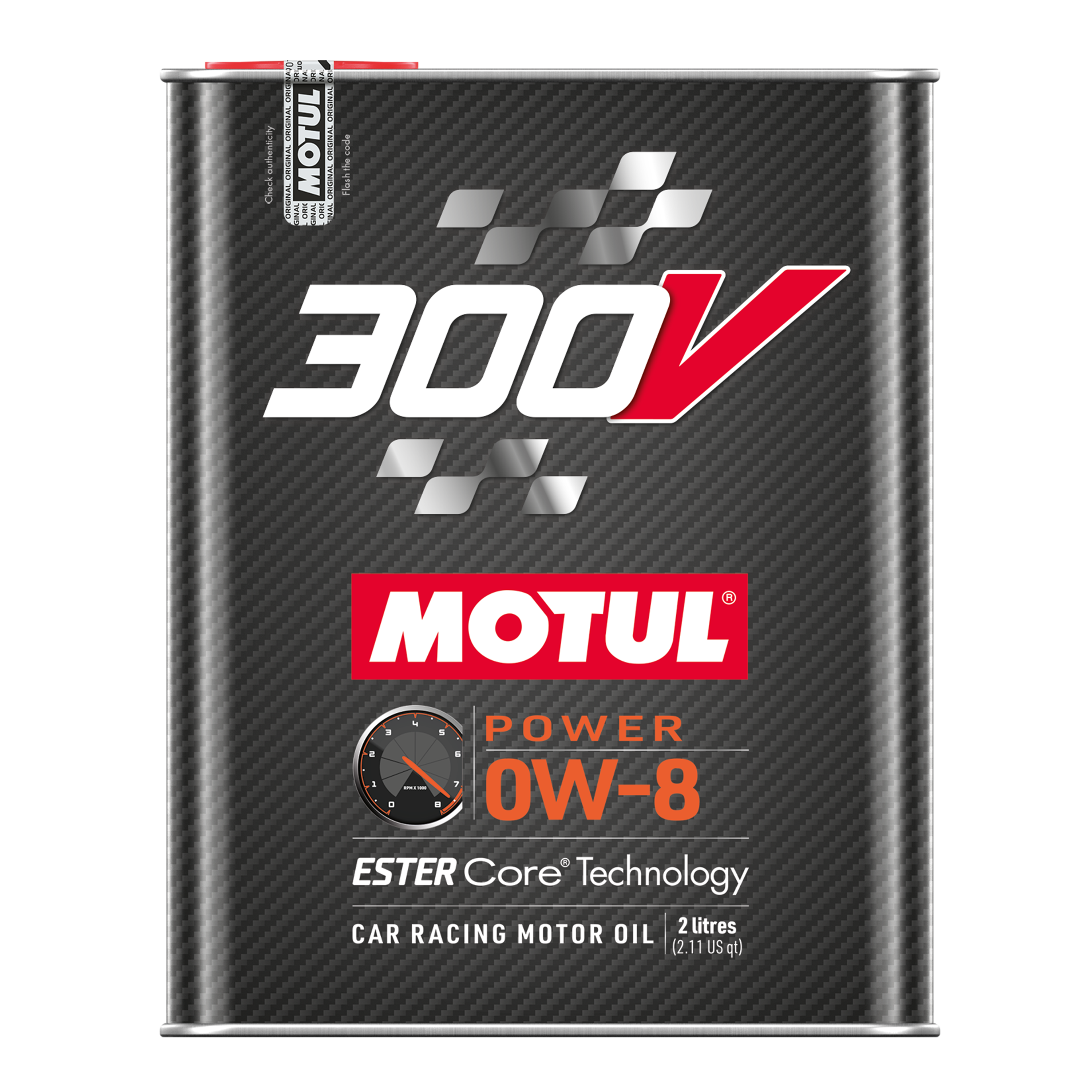 Motul 300V POWER 0W-8, 2 liter