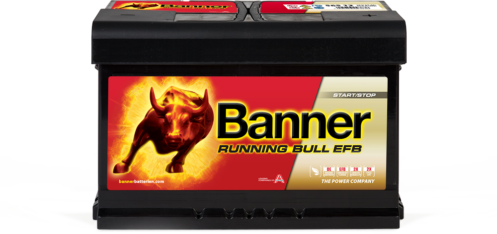 Banner Batteri Running Bull EFB 12v 65Ah