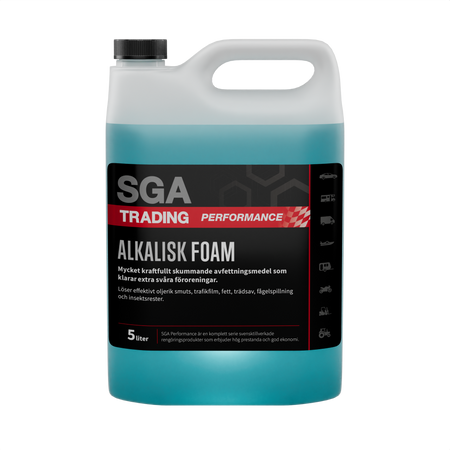 Alkalisk skumavfettning SGA PERFORMANCE Alkalisk foam, 5 liter