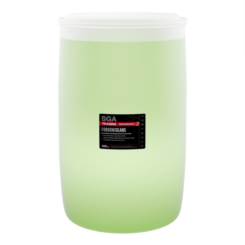 Alkalisk avfettning SGA PERFORMANCE Alkalisk förtvätt fordonsglans, 205 liter