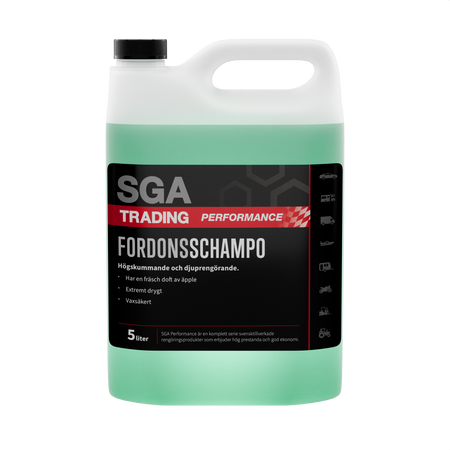 Bilschampo SGA PERFORMANCE Fordonsschampo, 5 liter