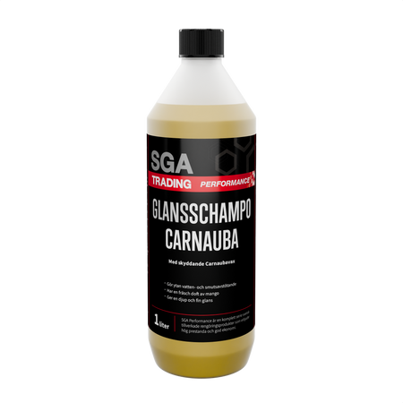 SGA Performance Glansschampo CarnaubaBilschampo SGA PERFORMANCE Glansschampo Carnaubavax, 1 liter