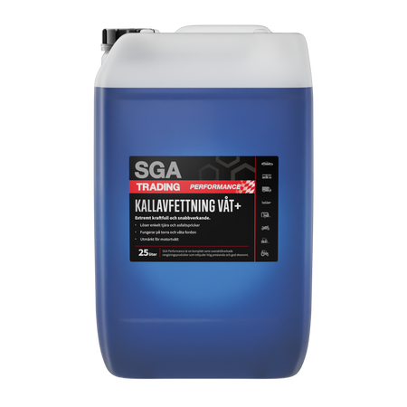SGA Performance Kallavfettning våt plus 25L