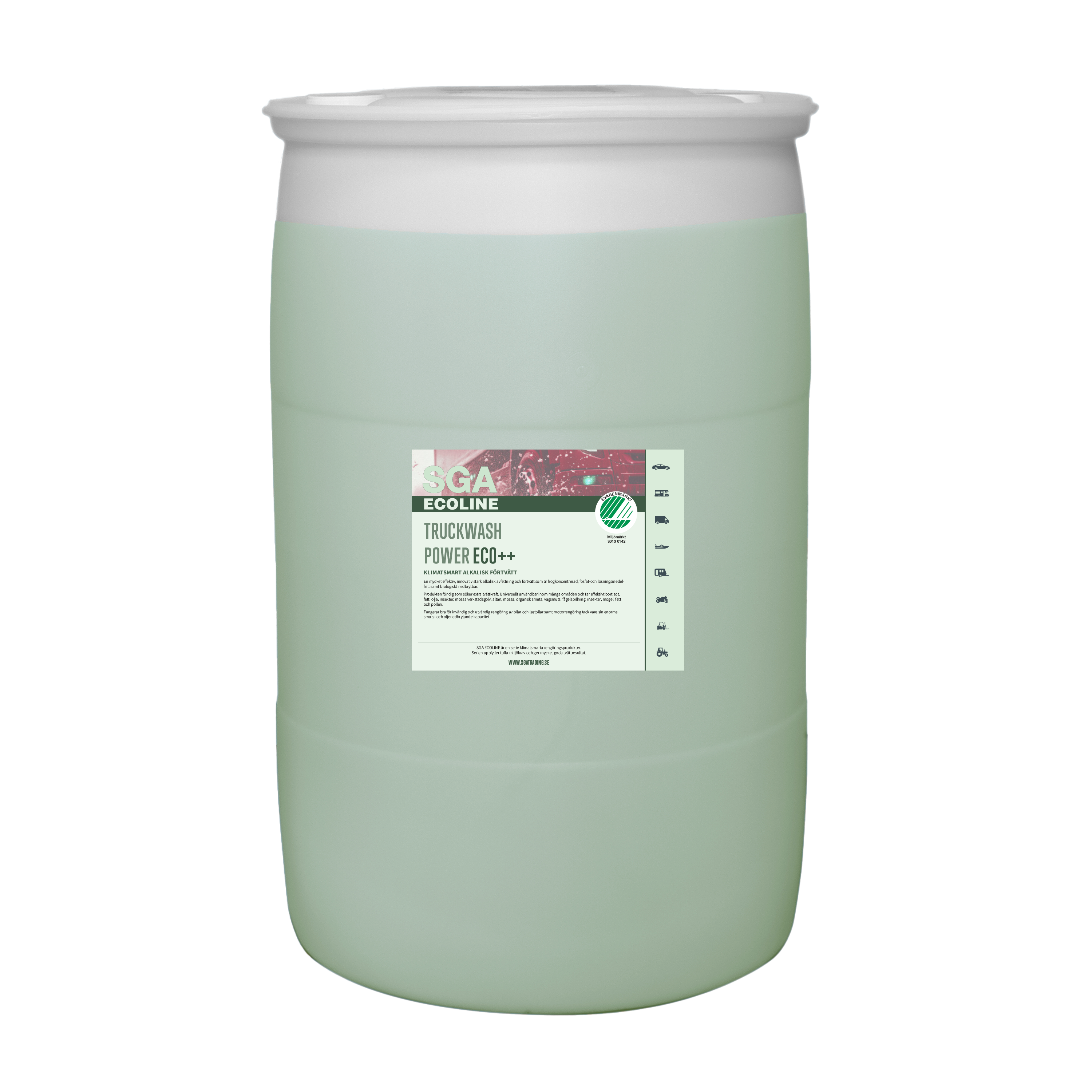 Svanenmärkt SGA Ecoline Truckwash Power ECO++, 200 Liter