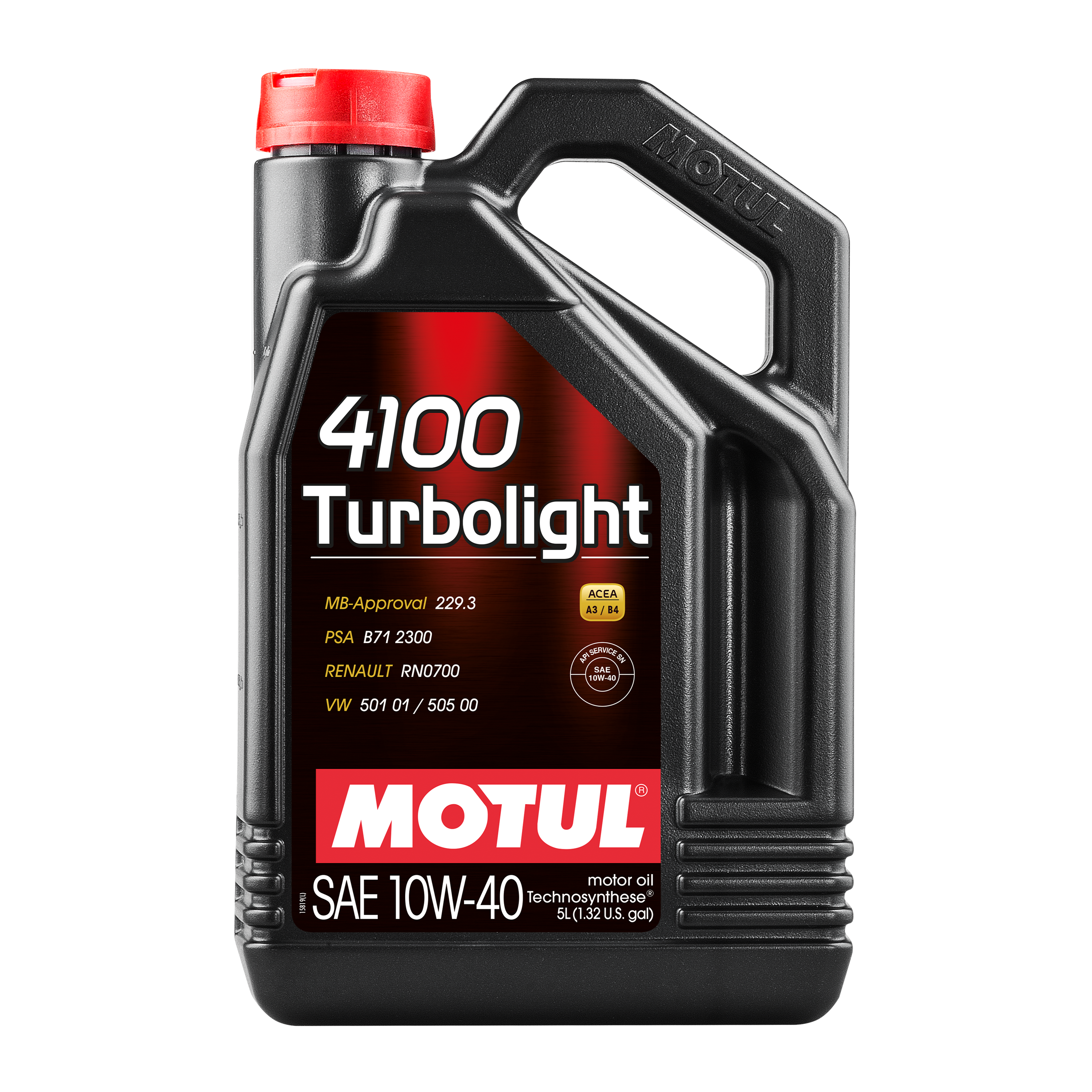 Motul 4100 TURBOLIGHT 10W-40, 5 liter