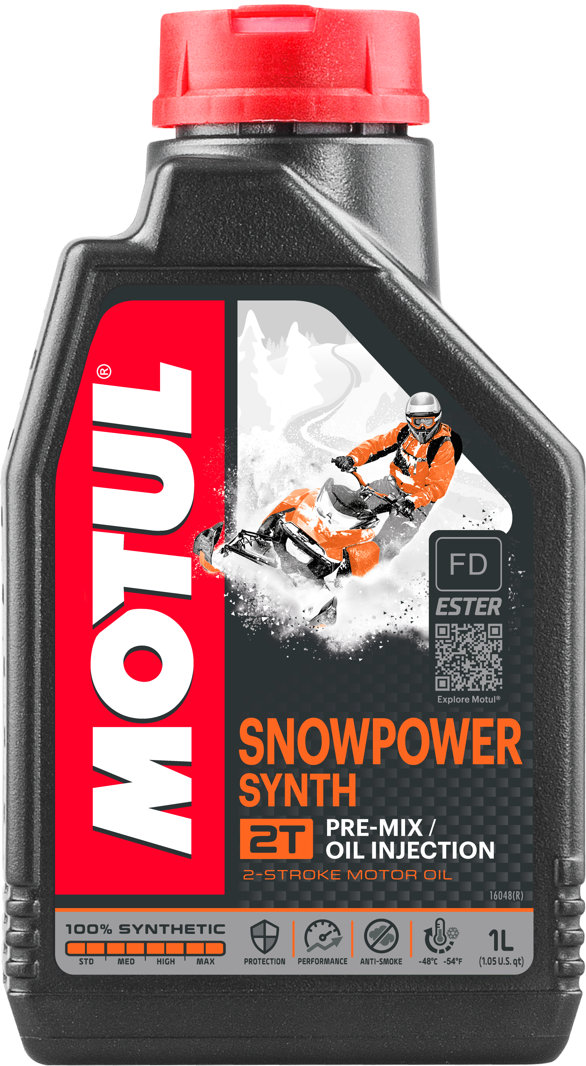 Motul Snowpower Synth 2T, 1 liter
