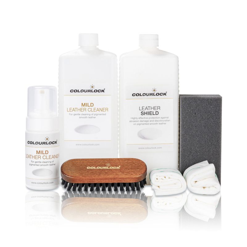 #Läderrengöring & Skydd Set Colourlock New Leather Care Kit with Cleaner & Leather Shield, 1 liter