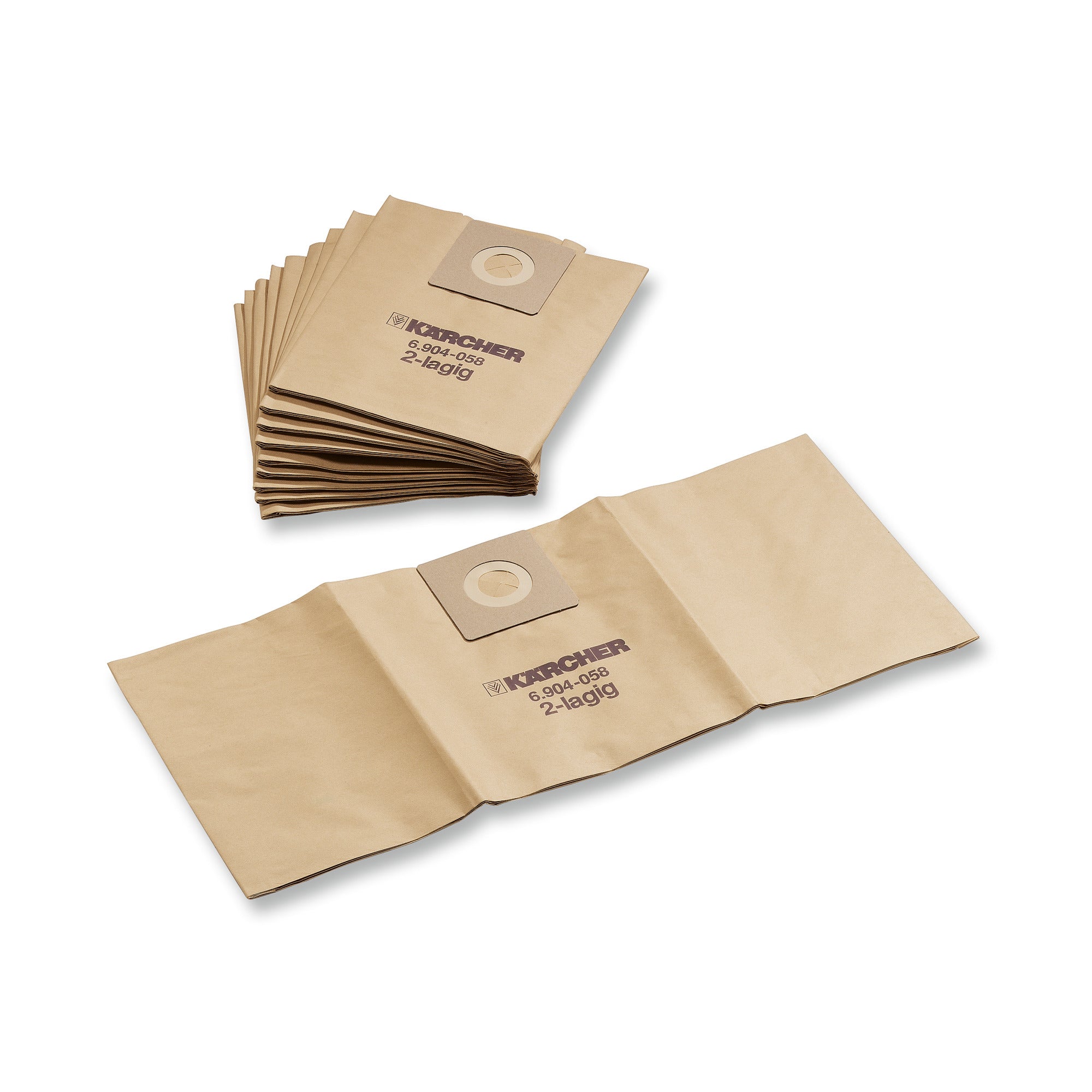 Pappersfilterpåsar, 5 x , NT 700, NT 702 Kärcher