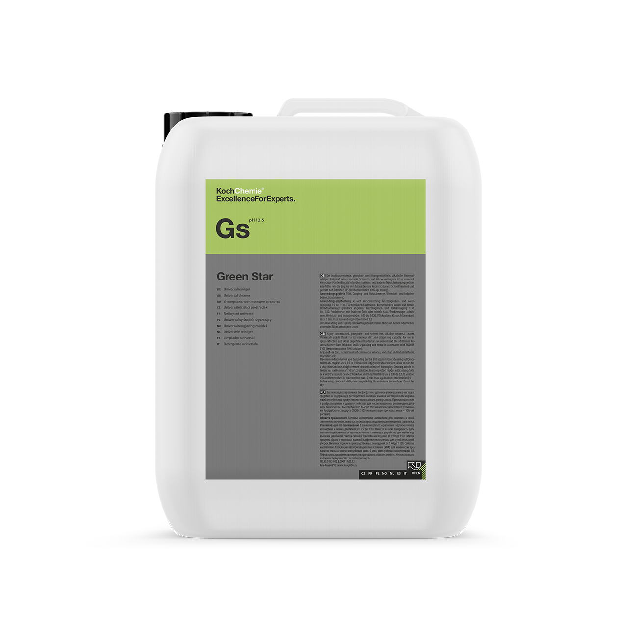 Alkalisk förtvätt Koch-Chemie Green Star, 5 liter