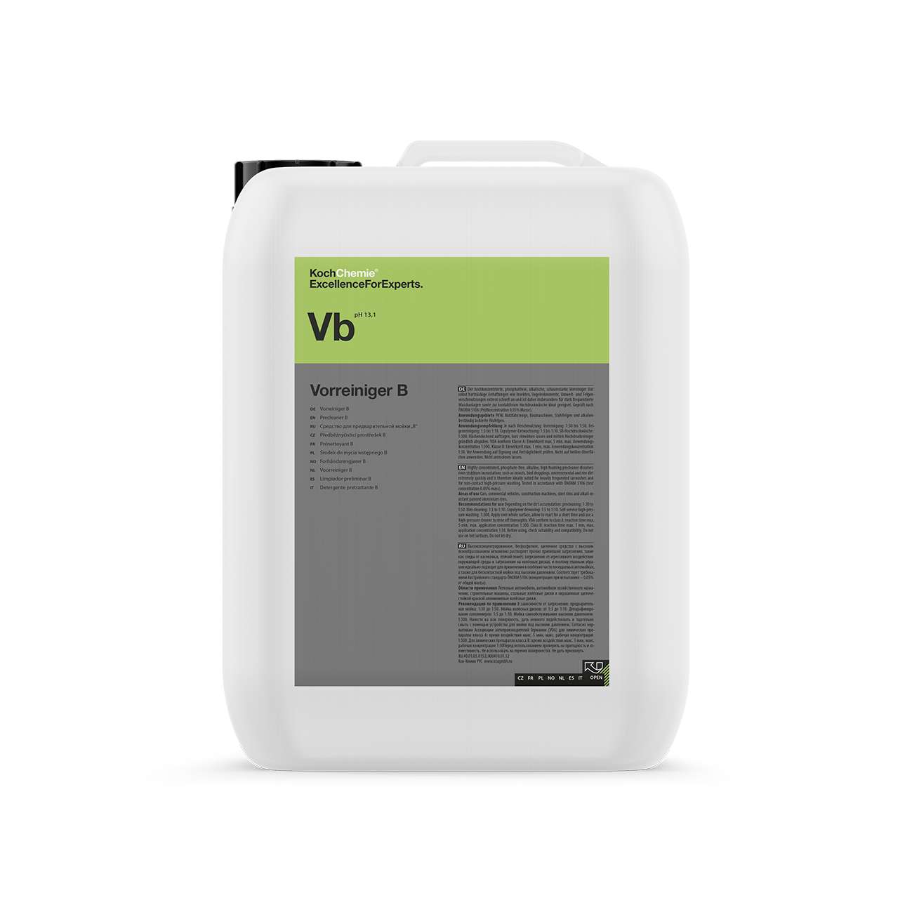 Alkalisk förtvätt Koch-Chemie Precleaner B, 11 kg