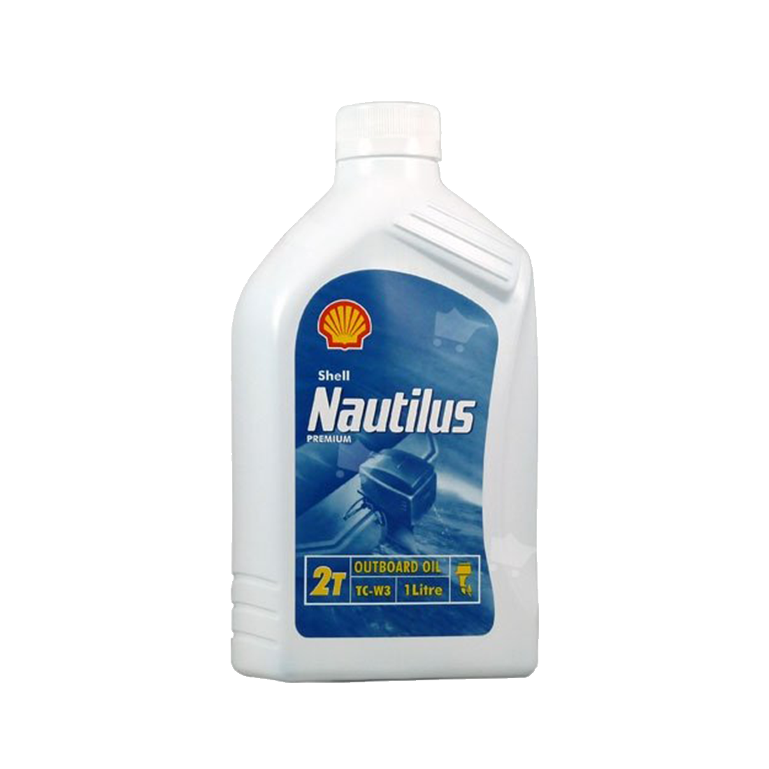 Mineralolja Shell Nautilus Premium Outboard TC-W3, 1L